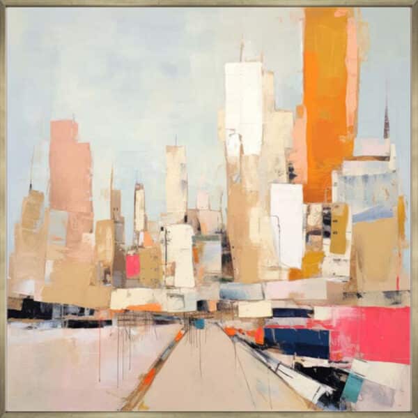 New York, Color Block II - Canvas - Image 2