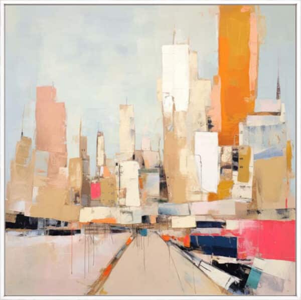 New York, Color Block II - Canvas - Image 3