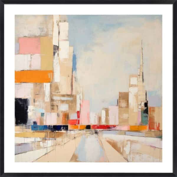 New York, Color Block I - 5cm White Border - Image 4