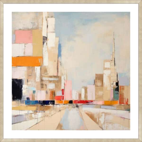 New York, Color Block I - 5cm White Border - Image 2