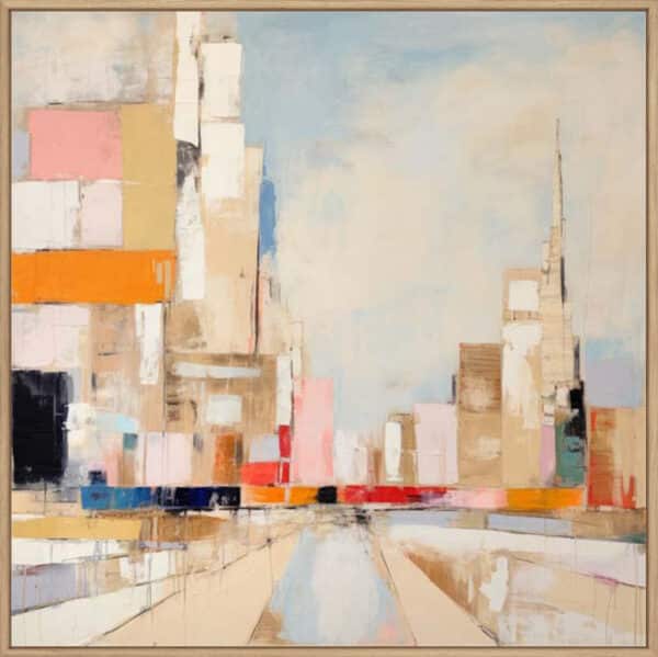 New York, Color Block I - Canvas