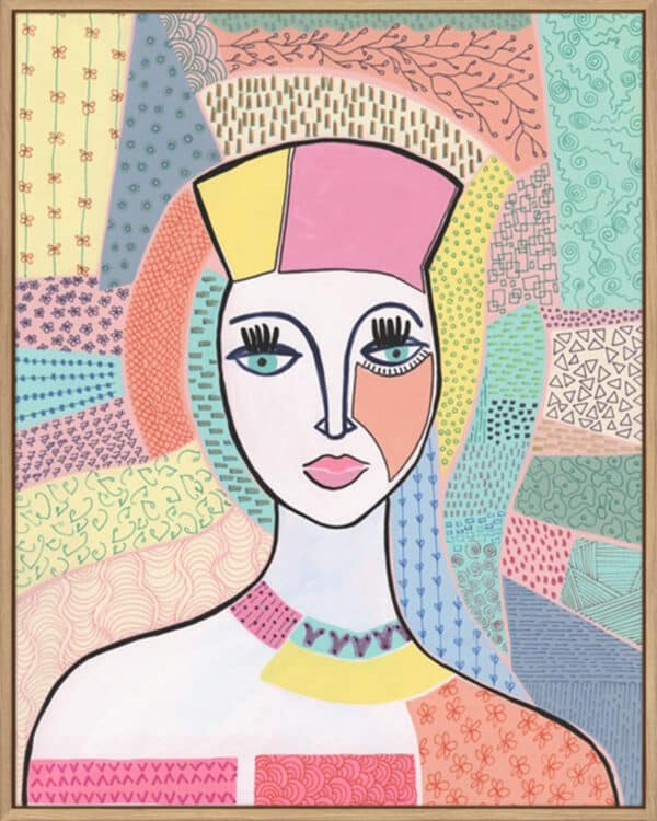 Pattern Lady I - Canvas