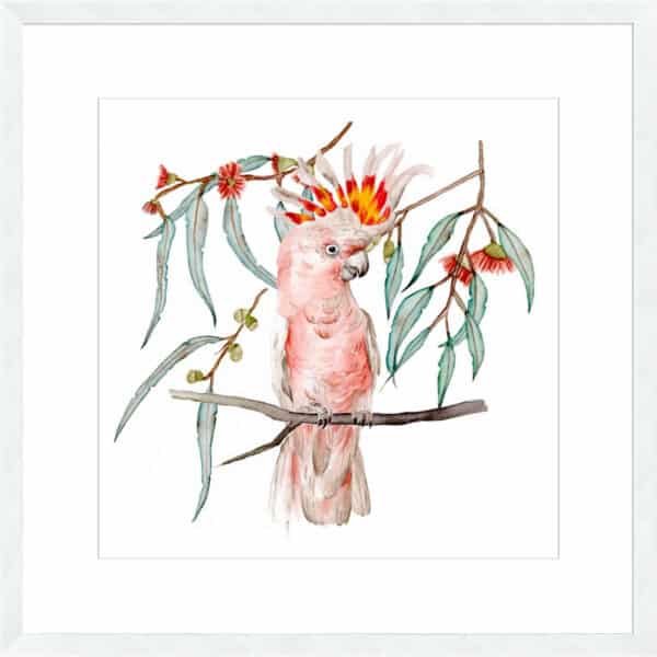 Pink Cockatoo II - 10cm Mount Board - Image 3