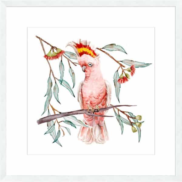 Pink Cockatoo I - 10cm Mount Board - Image 3