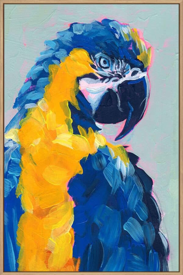 Pop Art Parrot II - Canvas - Image 2