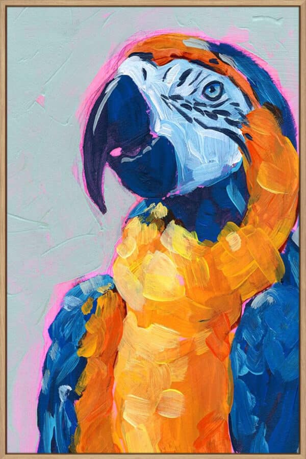 Pop Art Parrot I - Canvas - Image 3