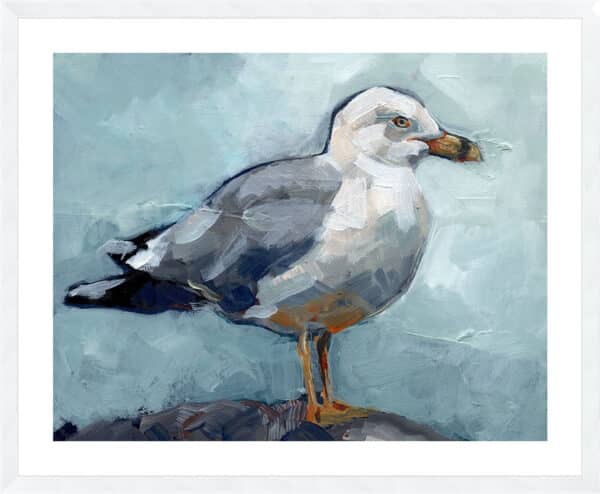 Seagull Stance I - 5cm White Border