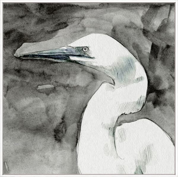 Solemn Egret II - Canvas - Image 2