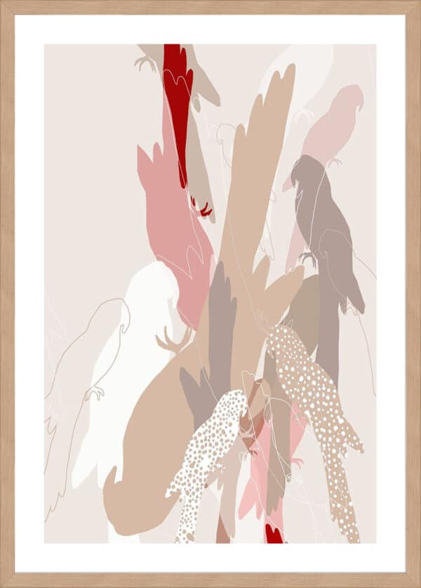 The Birds III - 5cm White Border