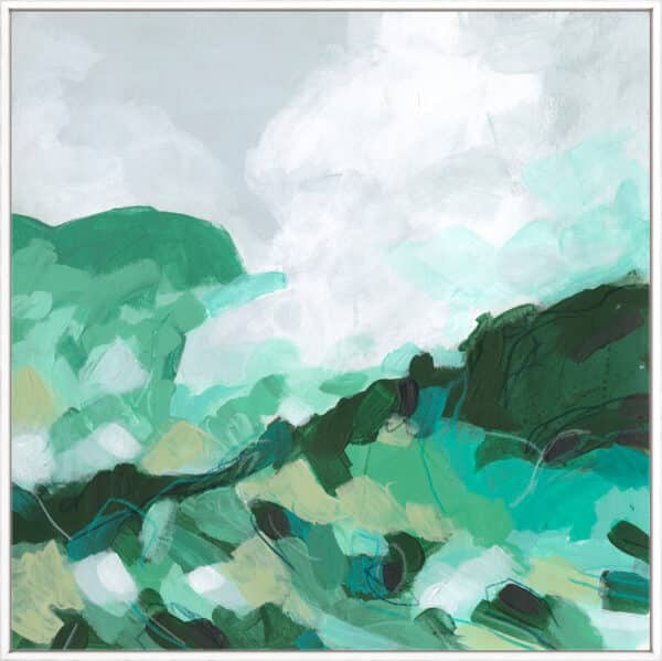 Aqua Valley I - Canvas