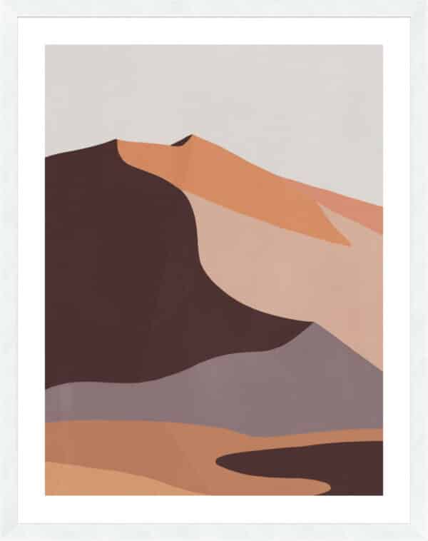 Desert Dunes II - 5cm White Border