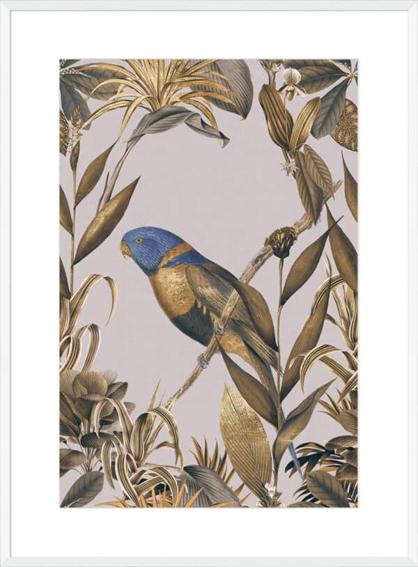 Golden Parakeets - Paradise - 10cm Mount Board - Image 3