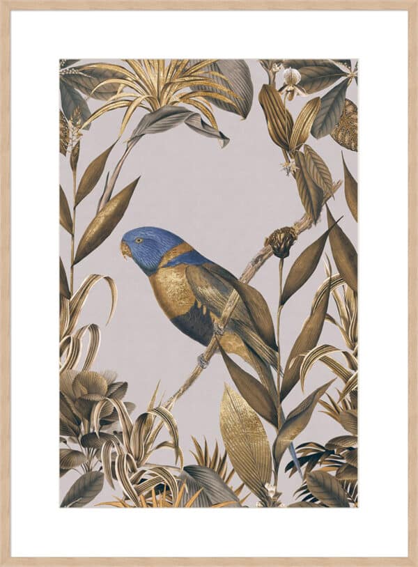 Golden Parakeets - Paradise - 10cm Mount Board - Image 2