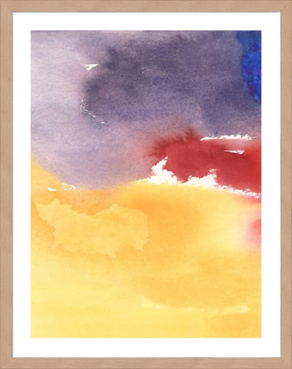 Golden Sunset II - 5cm White Border