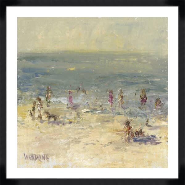 Impasto Beach Day II - 5cm White Border - Image 3