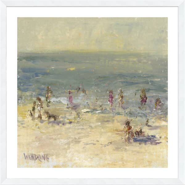 Impasto Beach Day II - 5cm White Border - Image 2