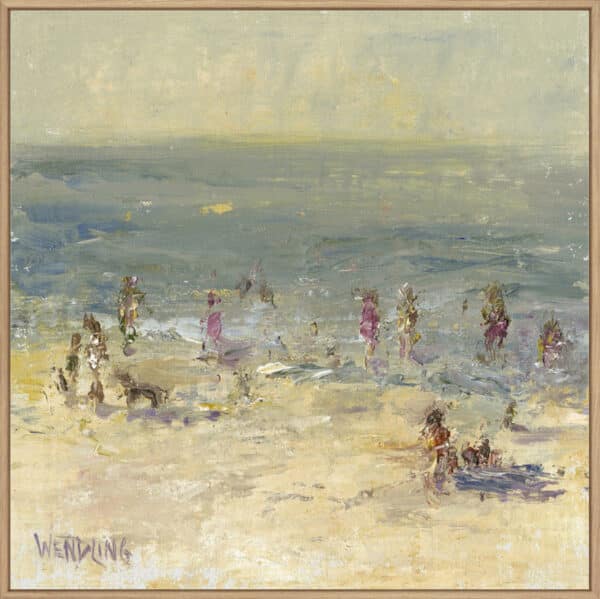 Impasto Beach Day II - Canvas - Image 3