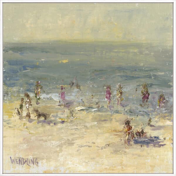 Impasto Beach Day II - Canvas - Image 2