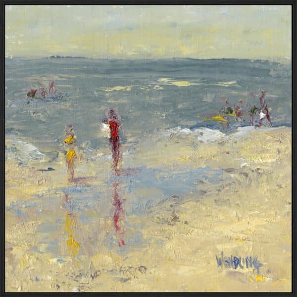 Impasto Beach Day I - Canvas - Image 3