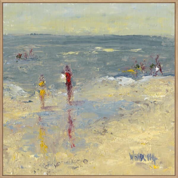 Impasto Beach Day I - Canvas - Image 4