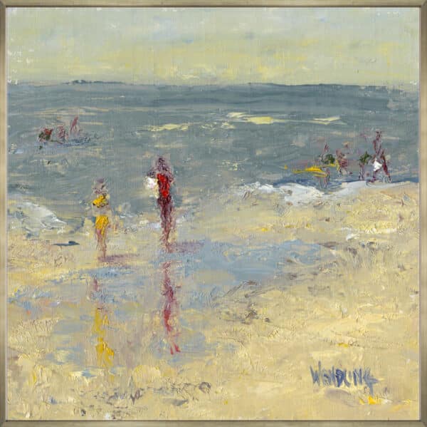 Impasto Beach Day I - Canvas