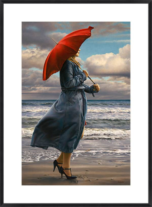 Red Umbrella - 10cm Mount Board