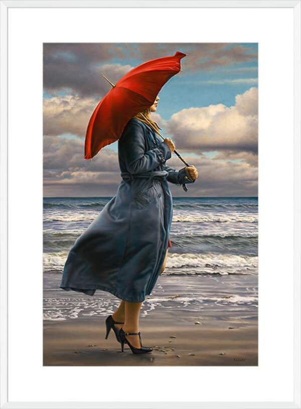 Red Umbrella - 10cm Mount Board - Image 2