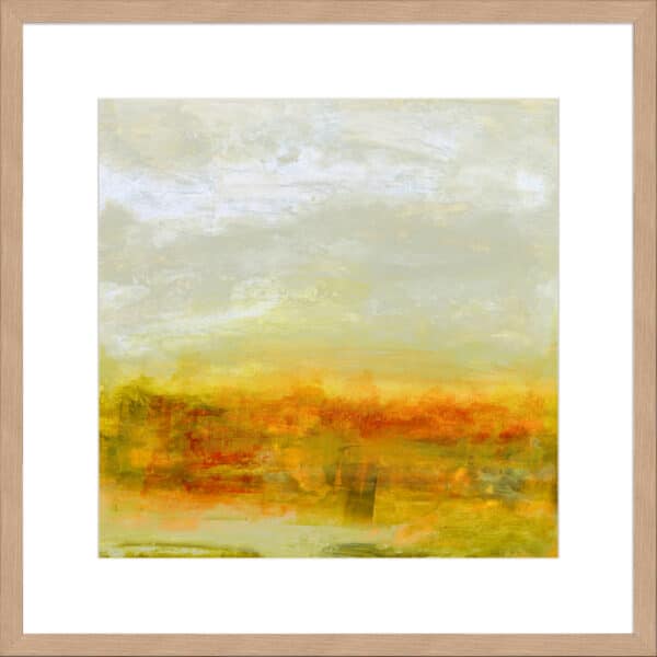 Sunrise In The Red Centre - 10cm Mount Board