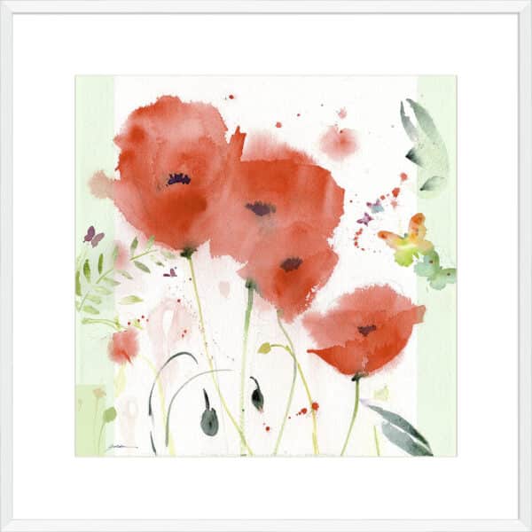 Poppies Chinoise - 10cm Mount Board - Image 6