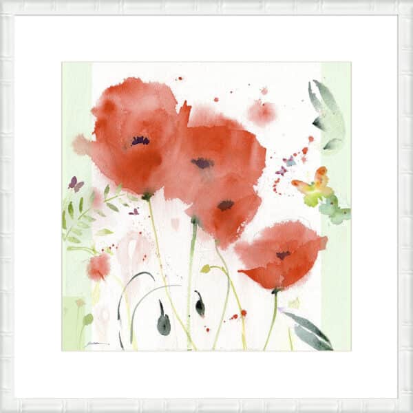 Poppies Chinoise - 10cm Mount Board - Image 2