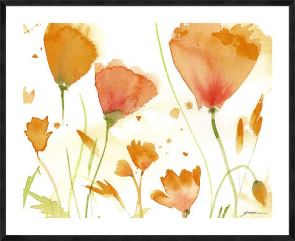 Poppy Moment - 5cm White Border - Image 6