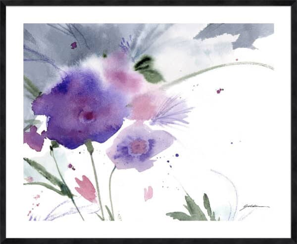 Purple Cloud Garden - 5cm White Border - Image 6