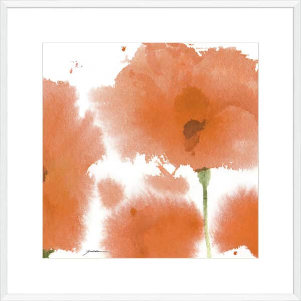 Red Orange Poppies - 10cm Mount Board - Image 6