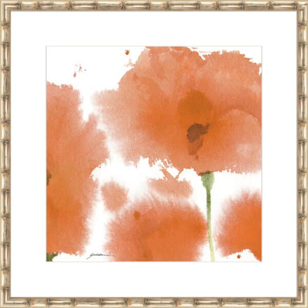 Red Orange Poppies - 10cm Mount Board - Image 5