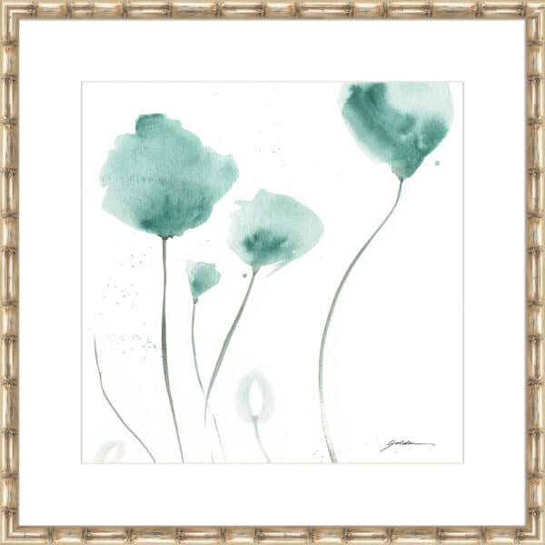 Teal Trio - 10cm Mount Board - Image 2