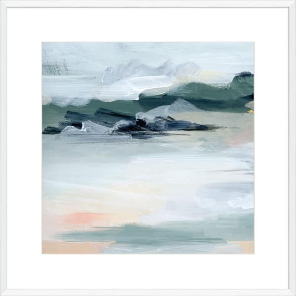 Abstracted Sea Foam II - 10cm Mount Board