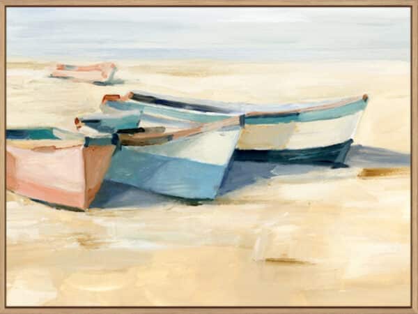 Beached Boats II - Canvas