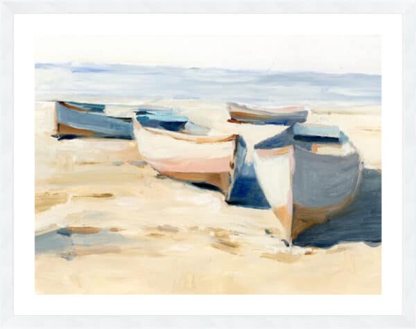 Beached Boats I - 5cm White Border - Image 2