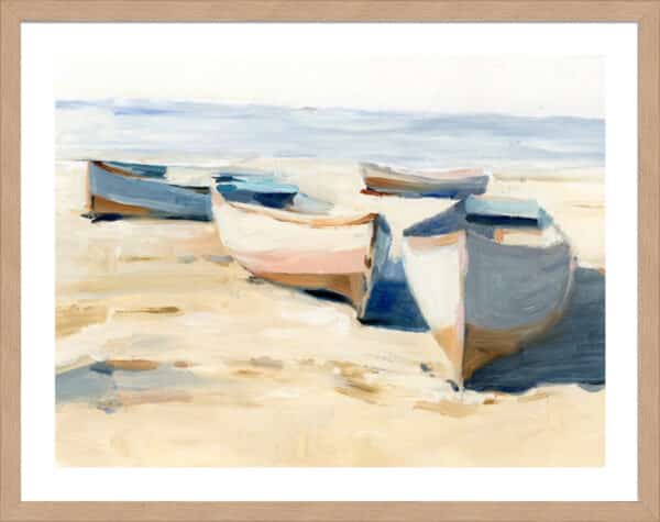 Beached Boats I - 5cm White Border