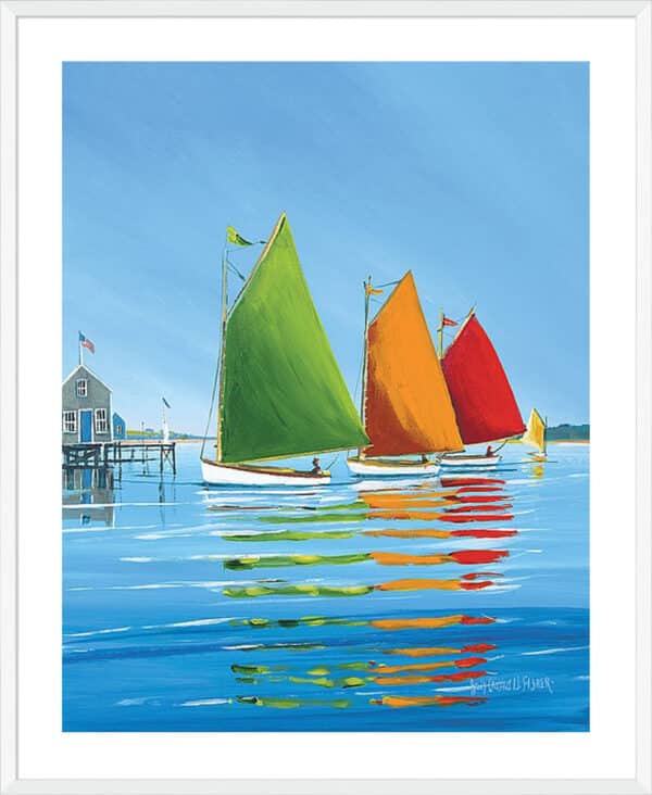 Cape Cod Sail - 5cm White Border