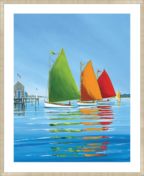 Cape Cod Sail - 5cm White Border - Image 4