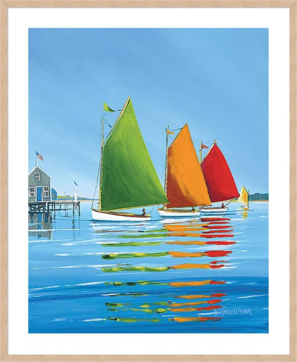 Cape Cod Sail - 5cm White Border - Image 2