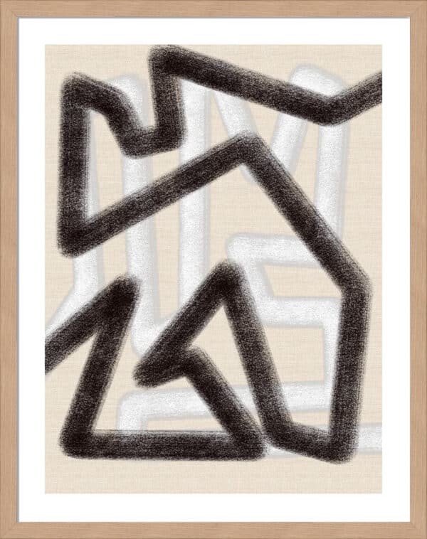 Mod Abstract II - 5cm White Border