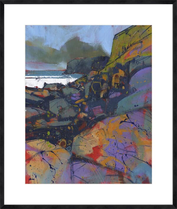 Morfa Cove Rocks - 10cm Mount Board - Image 2