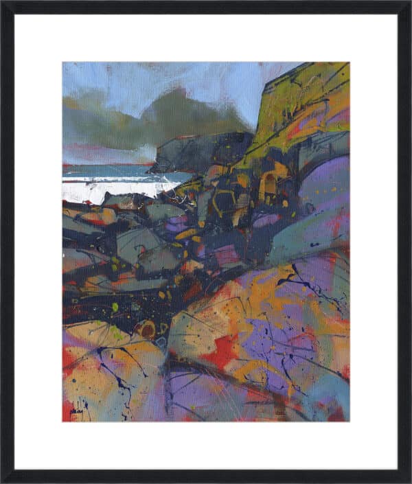 Morfa Cove Rocks - 10cm Mount Board