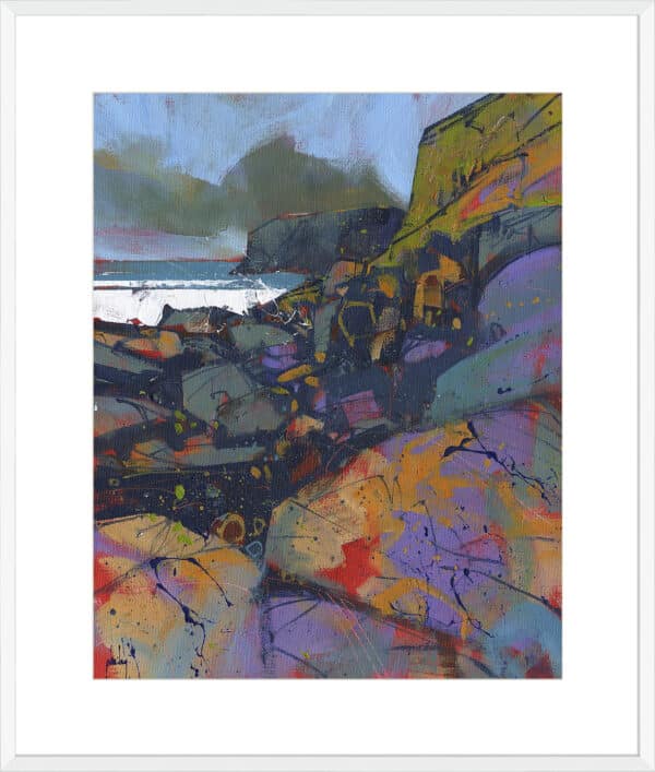 Morfa Cove Rocks - 10cm Mount Board - Image 6