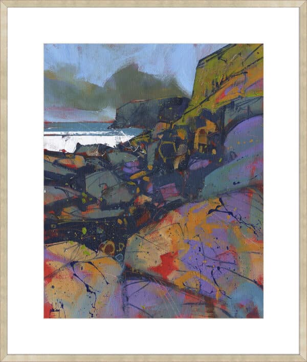 Morfa Cove Rocks - 10cm Mount Board - Image 4