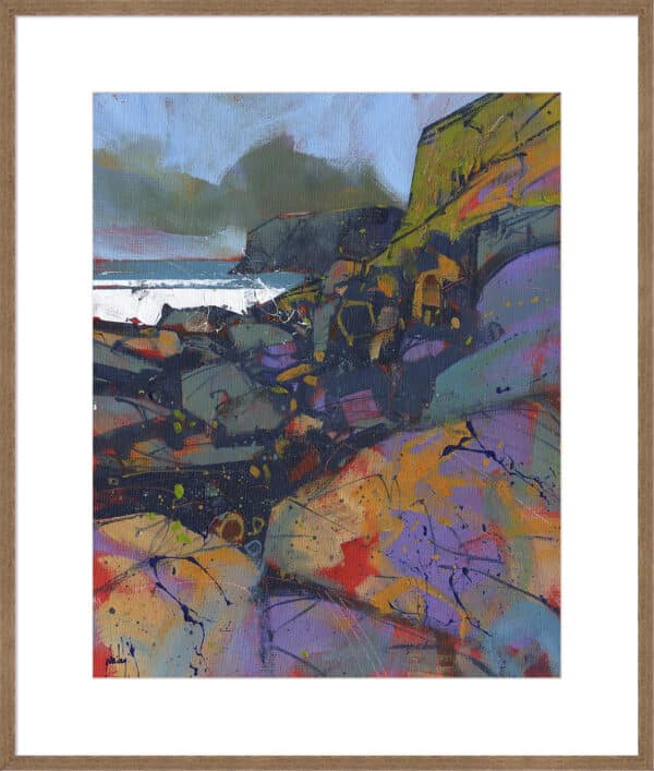 Morfa Cove Rocks - 10cm Mount Board - Image 7