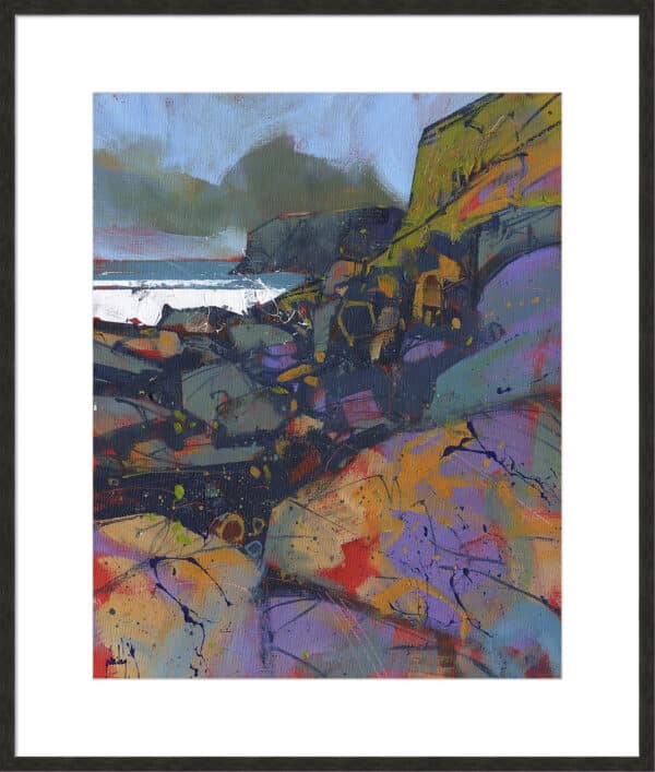 Morfa Cove Rocks - 10cm Mount Board - Image 5