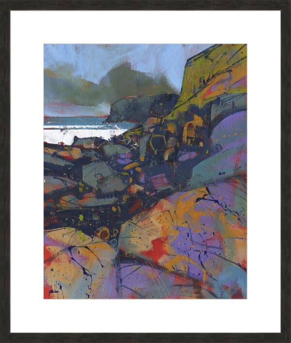 Morfa Cove Rocks - 10cm Mount Board - Image 10